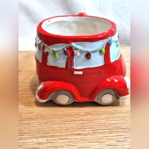 Christmas Car Shaped Red Mug